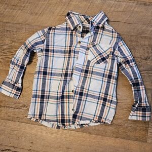 Boys Ruggedbutts plaid button down 3T